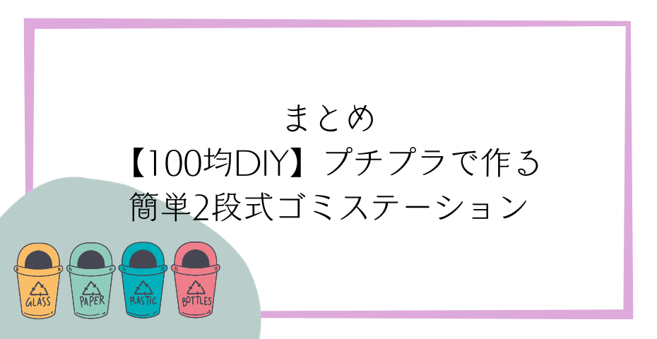 100均ワイヤーネットでキャスター付きフタ付きのゴミ箱収納がすのこ棚でトイレットペーパーなどゴミ箱分別には突っ張り棒ですのこdiy